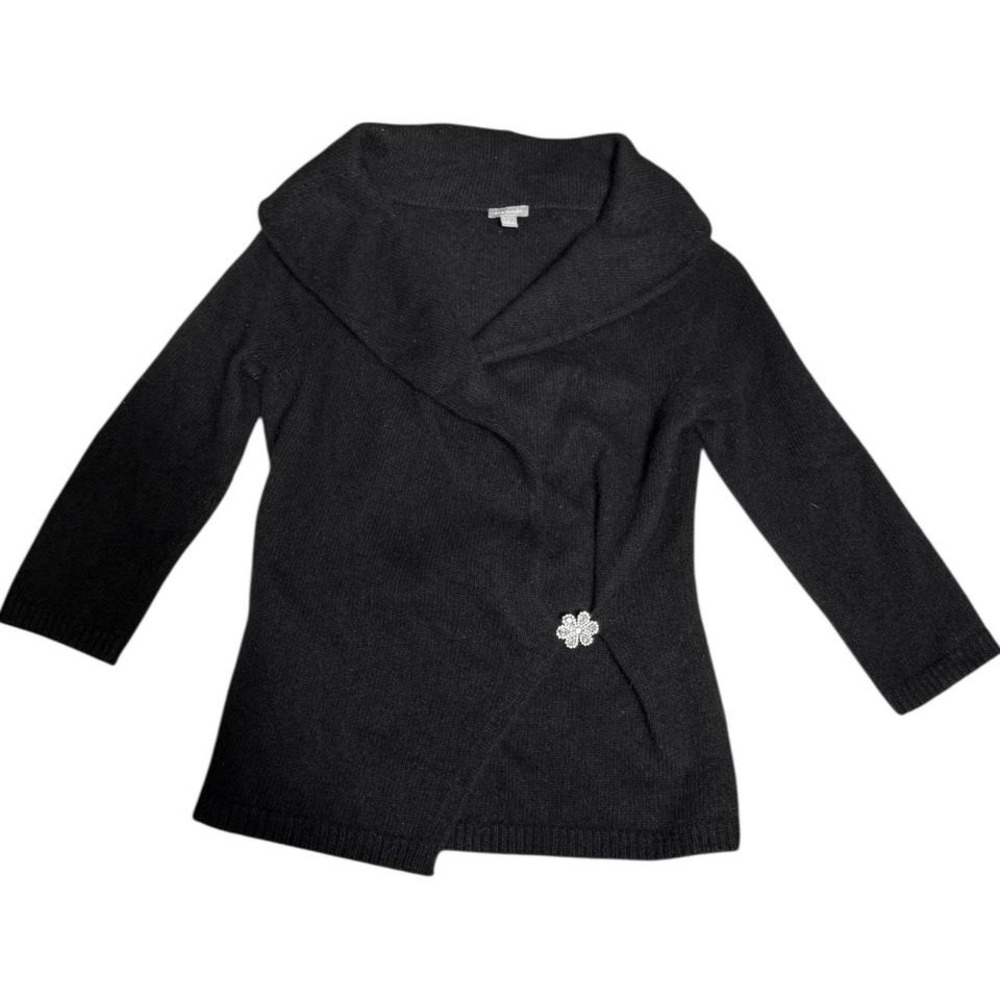 angora wool wrap sweater cardigan - Picture 2 of 8